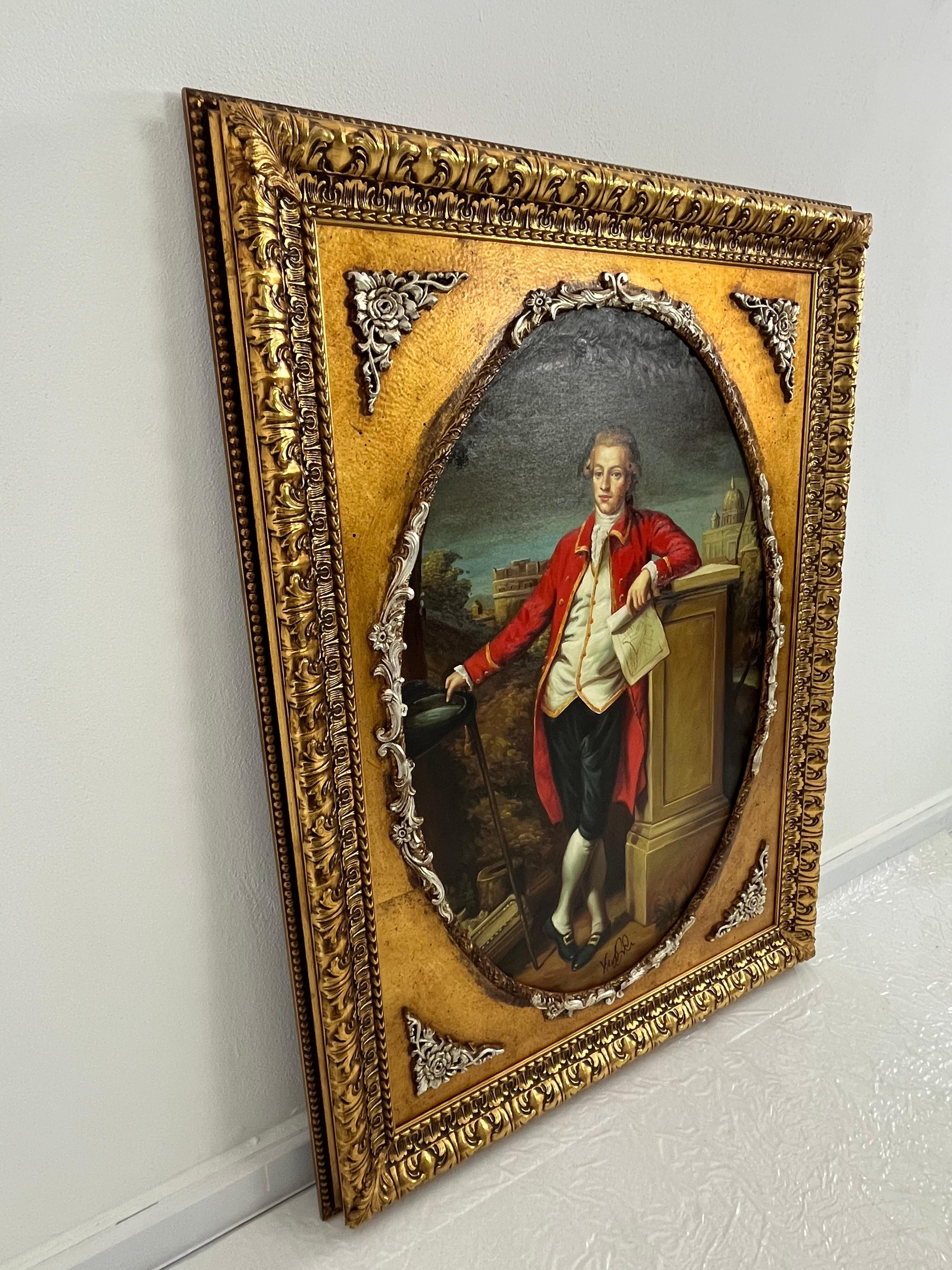 Großes Öl auf Leinwand, 77 x 97 cm, vergoldeter Buchenholzrahmen, 1970er Jahre
Gefunden in einer noblen Wohnung in meiner Heimatstadt Palermo.
Intakt und in gutem Zustand.