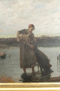 Large Oil On Canvas By Frederick Porter Vinton