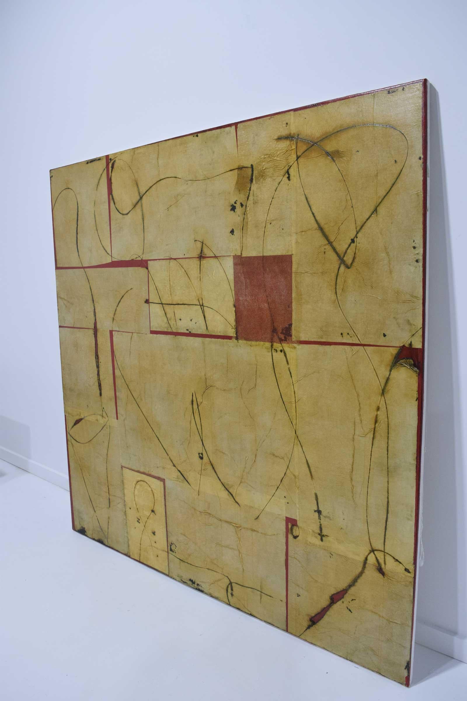 Gran óleo sobre lienzo de Michel Alexis, franco-americano, n. 1960 Norteamericano en venta