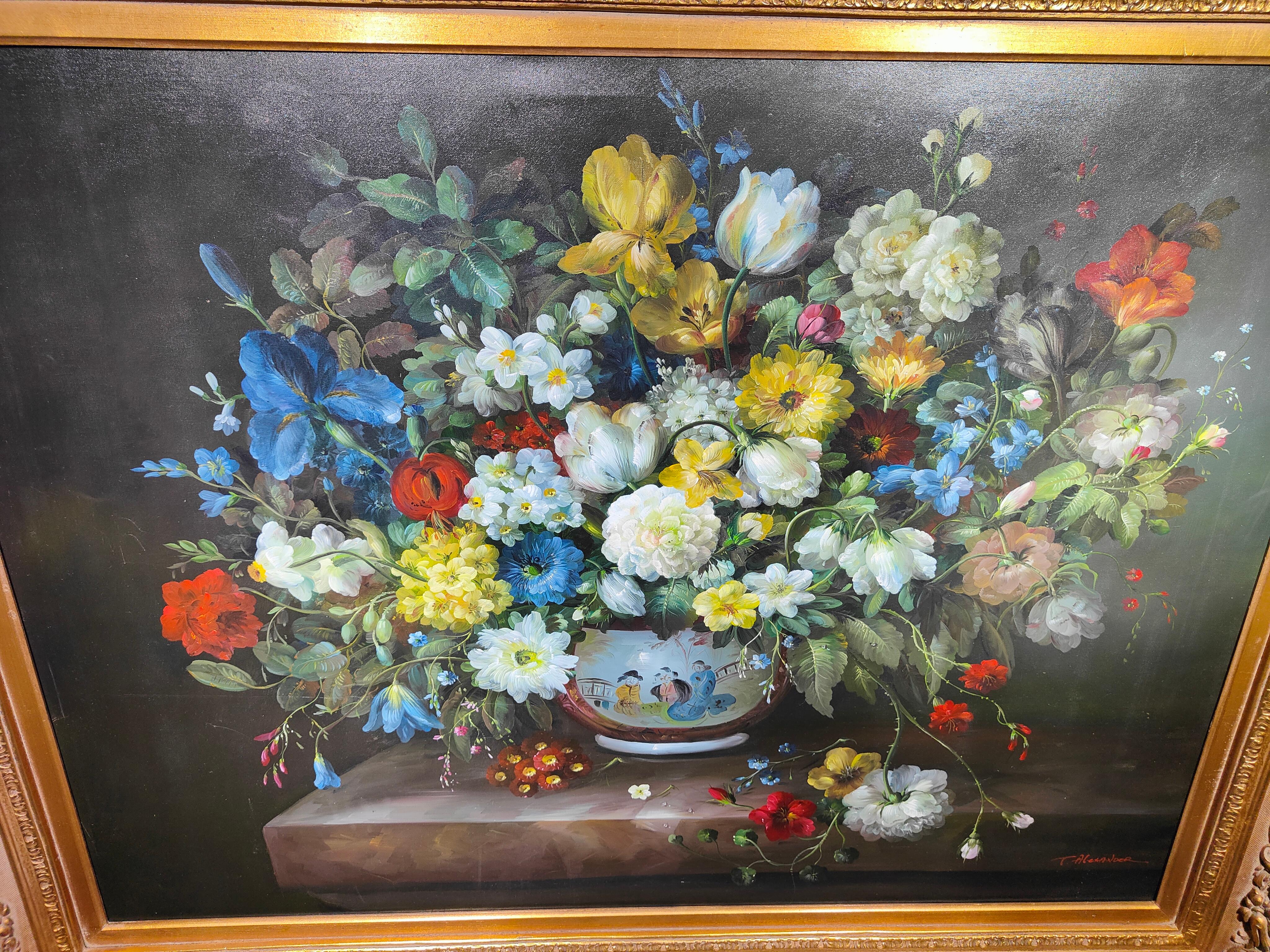 Olio su tela di grandi dimensioni di Terence Alexander-British in vendita 4