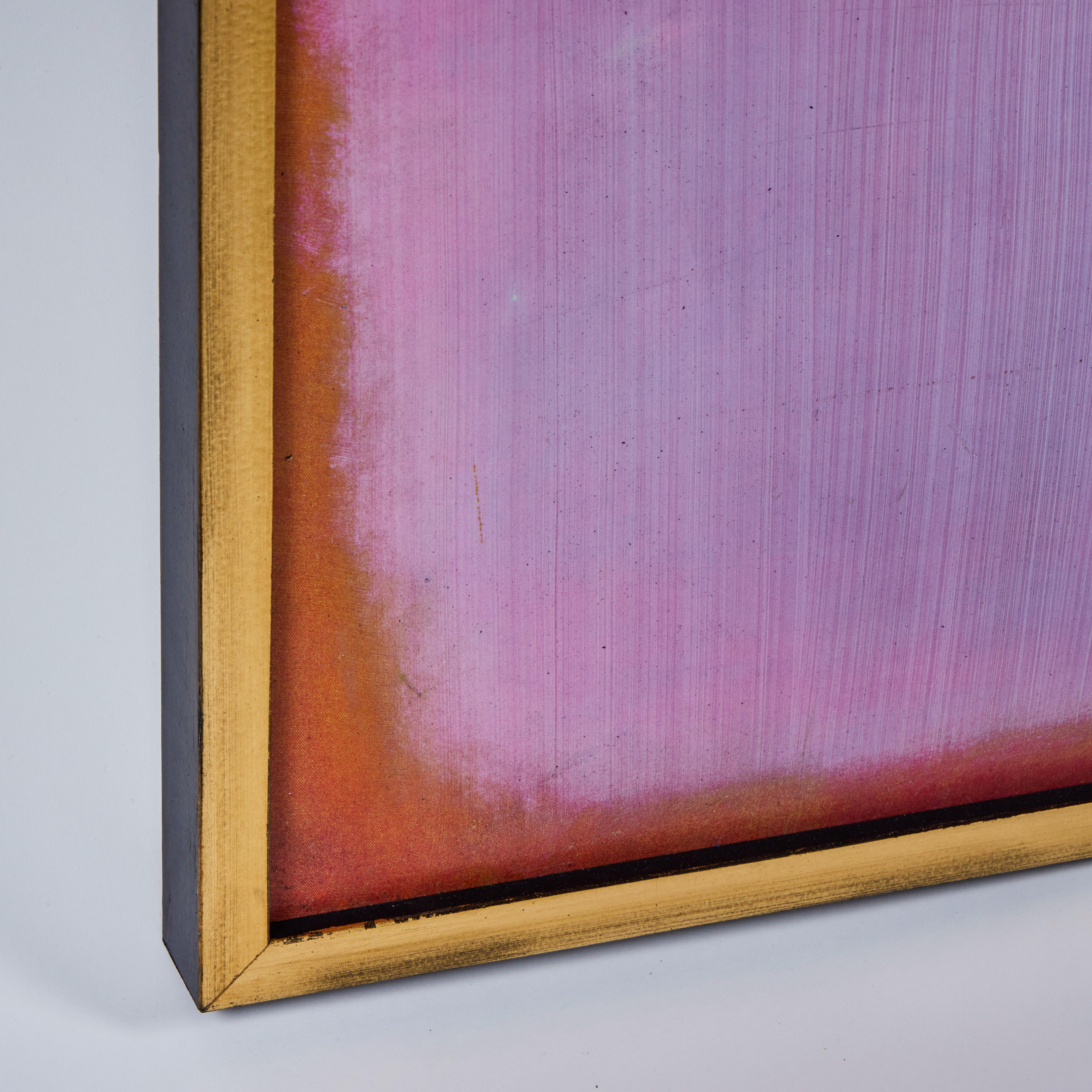 Painted Large Oil on Canvas in the Style of Mark Rothko For Sale
