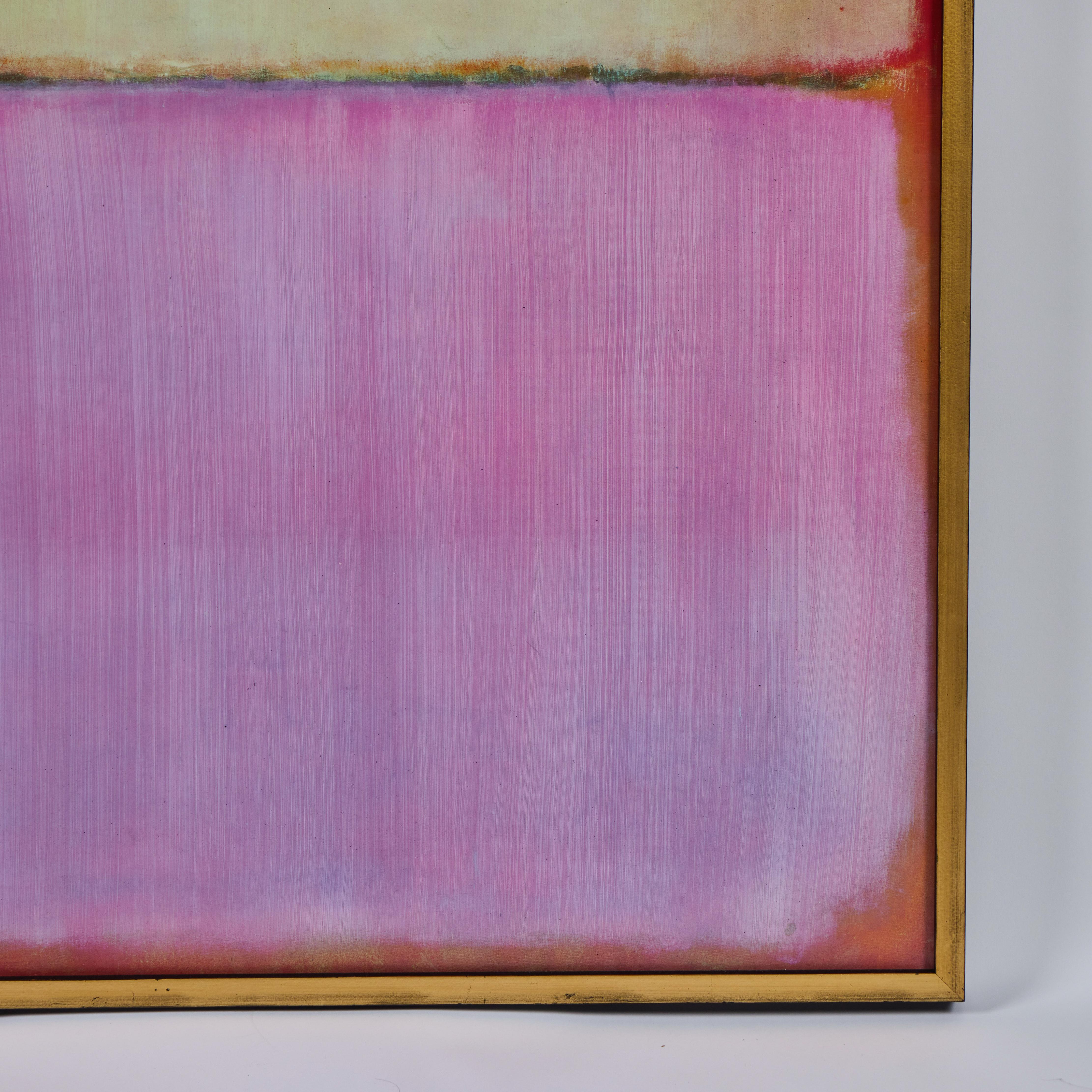 Large Oil on Canvas in the Style of Mark Rothko In Good Condition For Sale In Pasadena, CA
