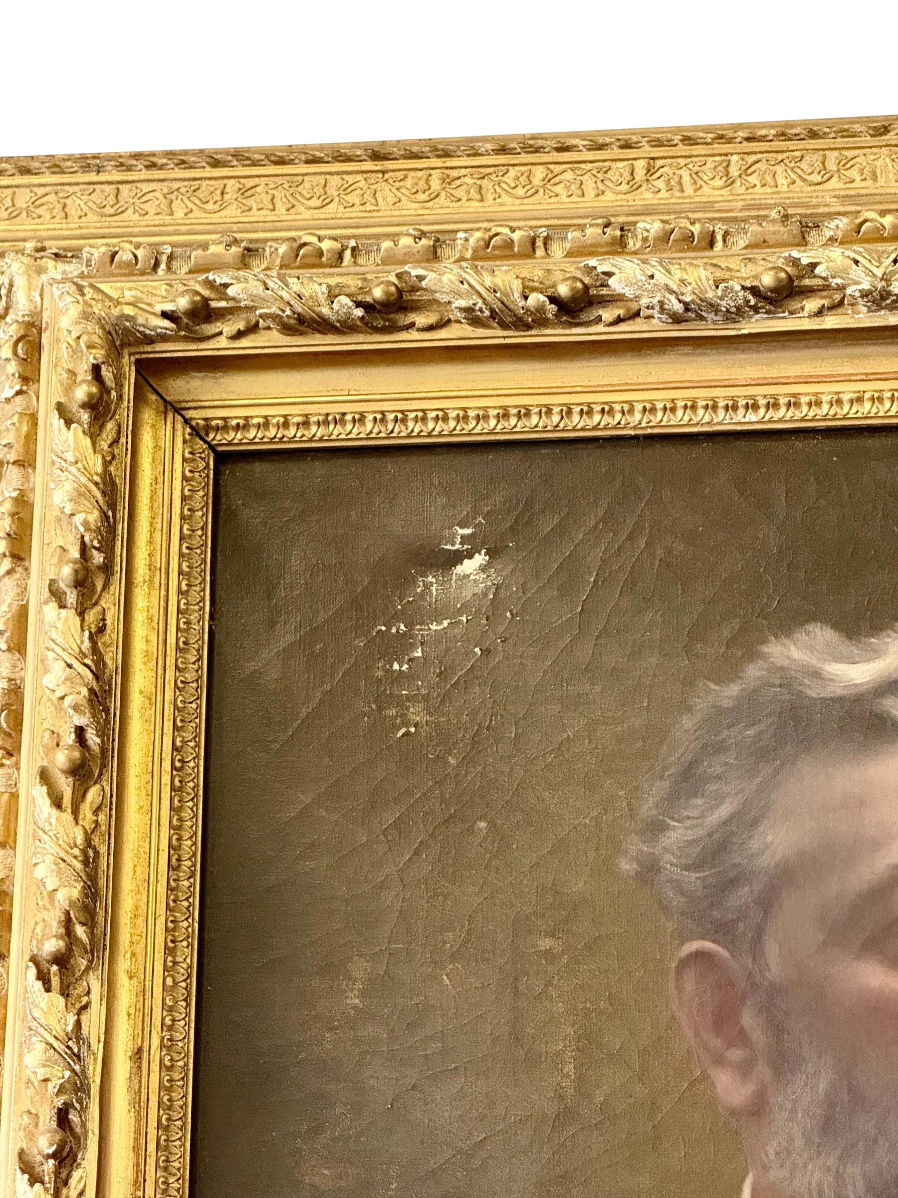 Grande huile sur toile 