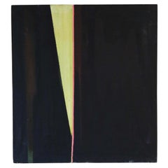 Large Oil on Canvas Painting Artwork Circle Manner of Mark Rothko C1960 Vintage