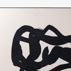 Large oil on canvas painting by Mogens Andersen