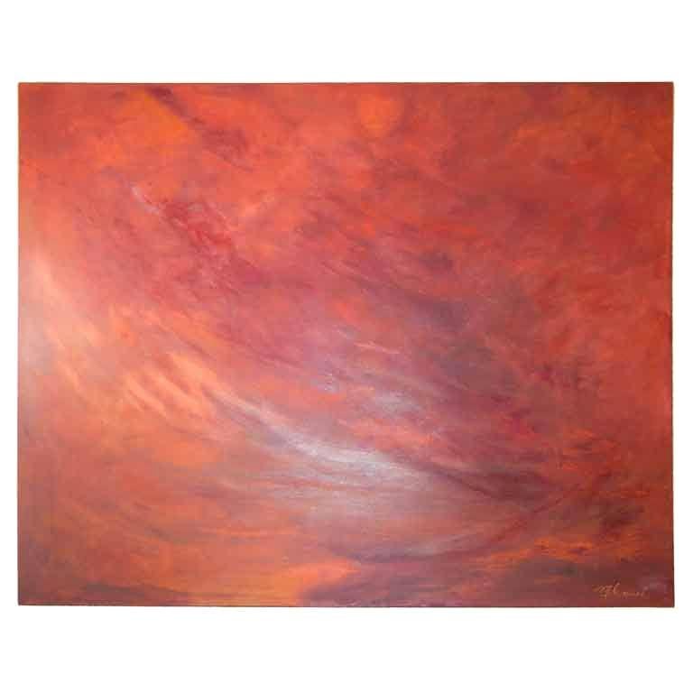 Large Oil on Canvas "Spirit"  by Artist, Mary Samuels