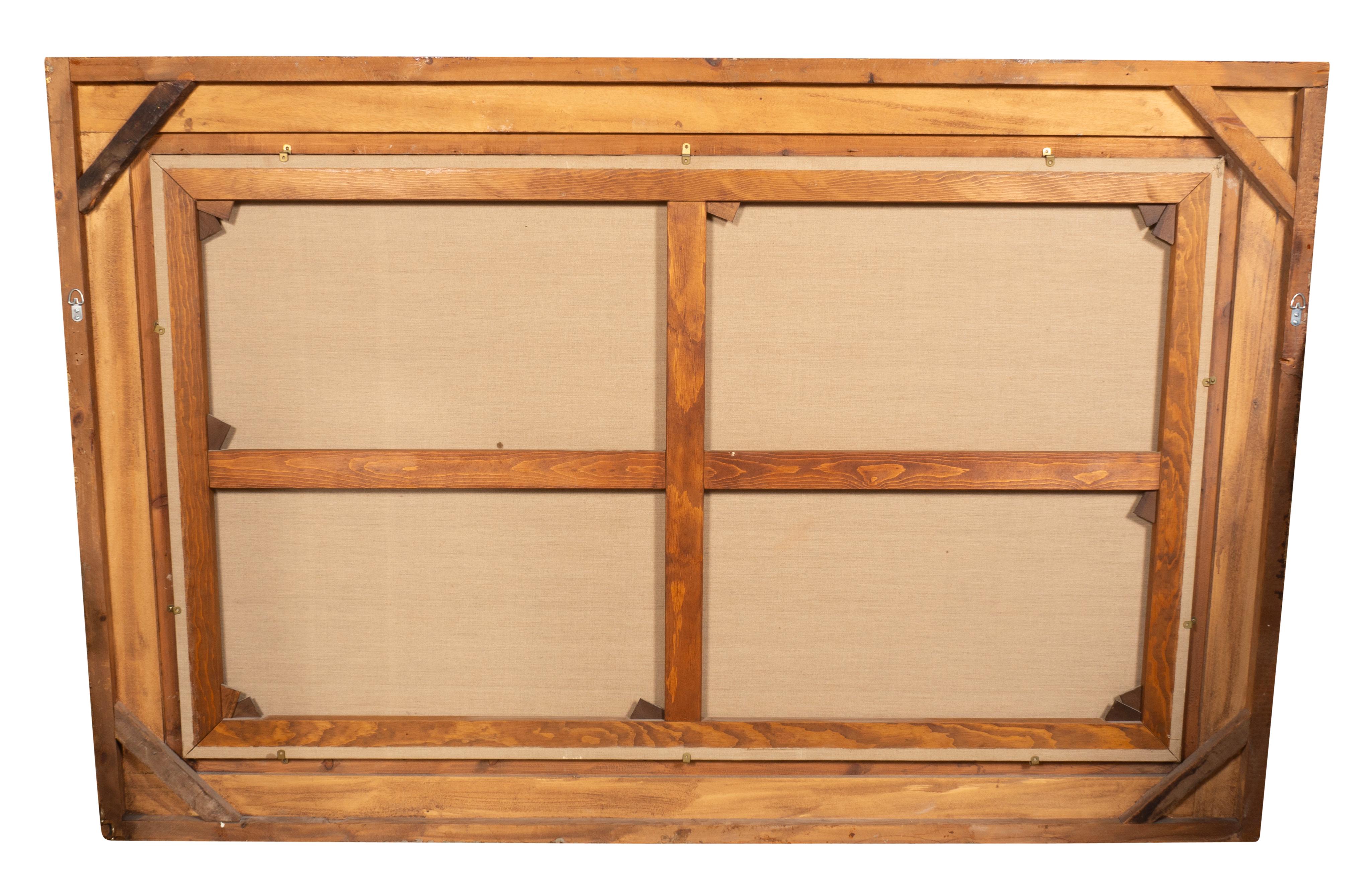 Großes Ölgemälde auf Leinwand, Studio von Miguel Canals im Angebot 6