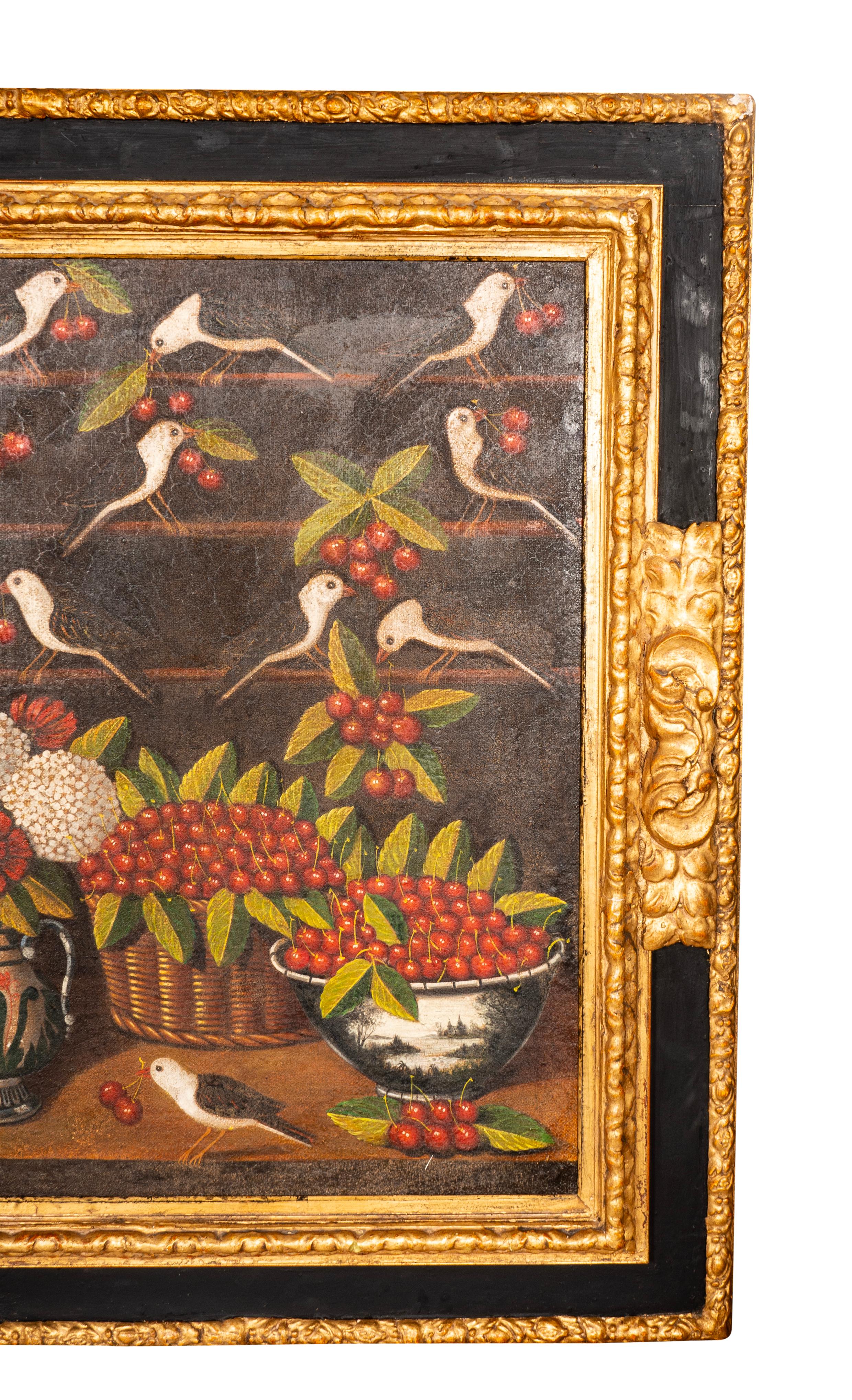 Großes Ölgemälde auf Leinwand, Studio von Miguel Canals (Barock) im Angebot