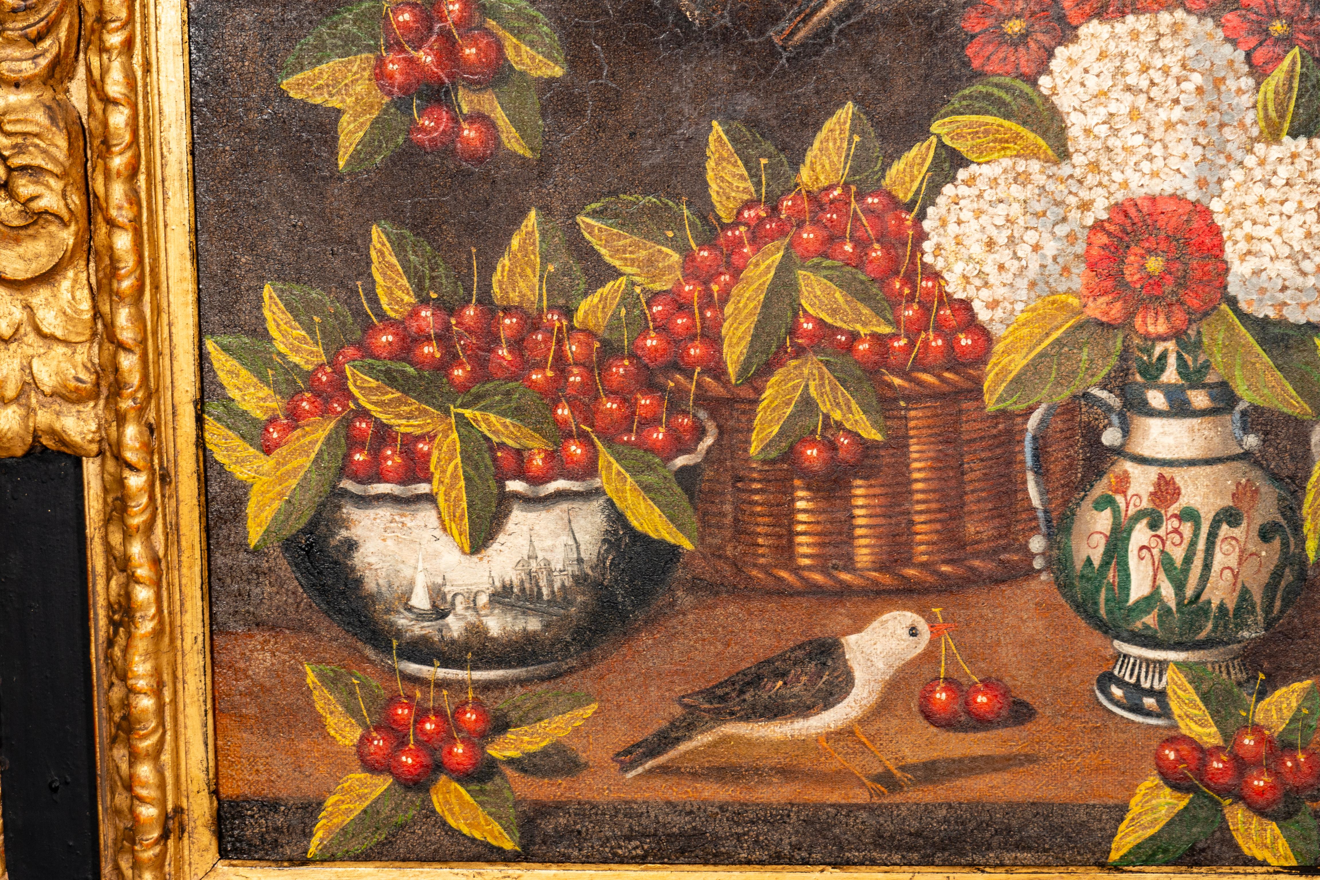 Großes Ölgemälde auf Leinwand, Studio von Miguel Canals im Angebot 1