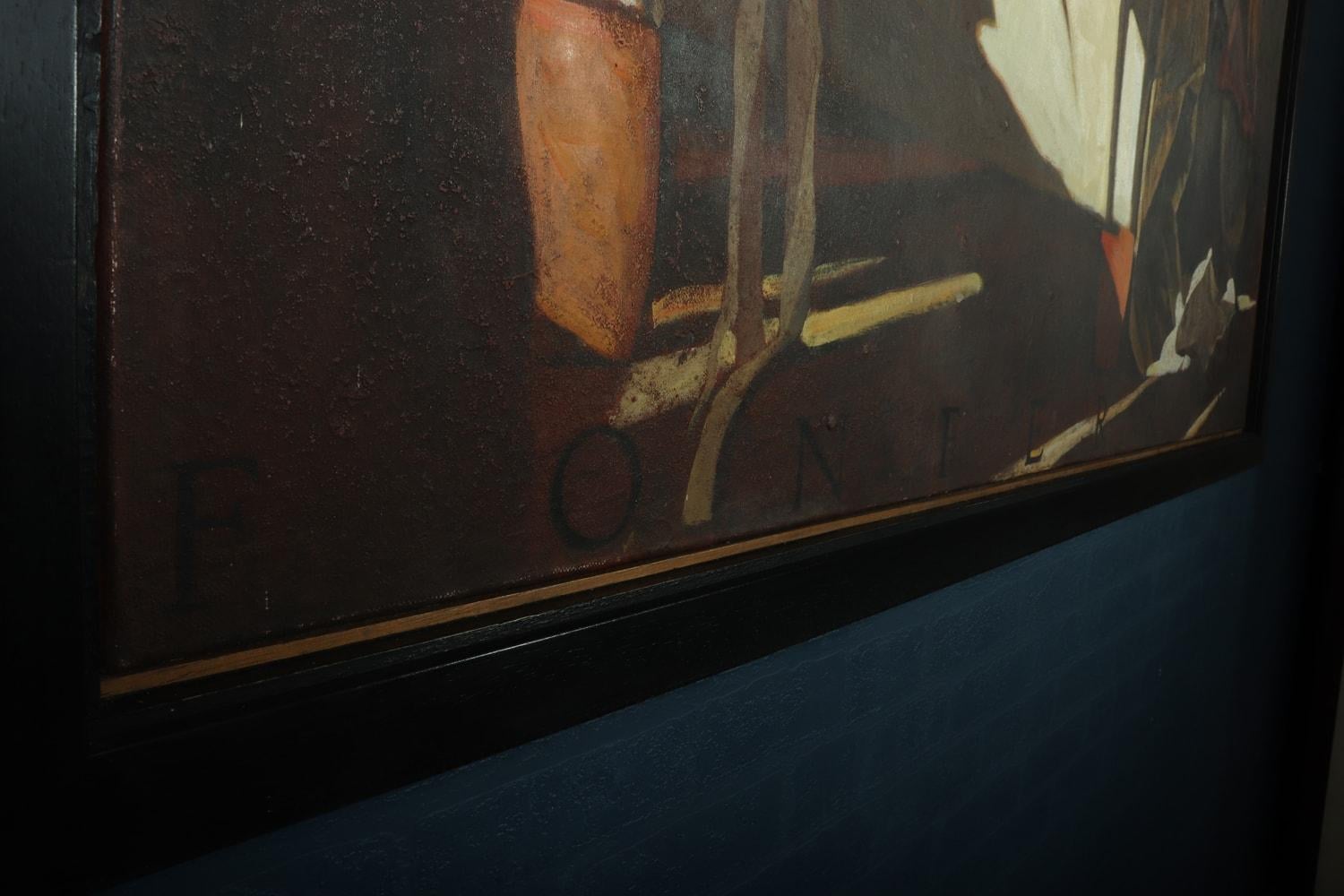 Oil on canvass lady turned on a club chair by Fonferrier

Lady turned on a club chair in oil paint on canvass in good condition throughout

Age: 1990s
Style: Modernist
Material: Oil on canvass
Origin : France
Condition: Very