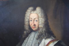 Large Oil Portrait of Victor-amédée King of Sardinia