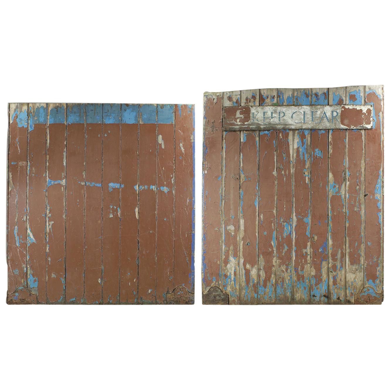 Large Old Barn Doors, 20th Century For Sale