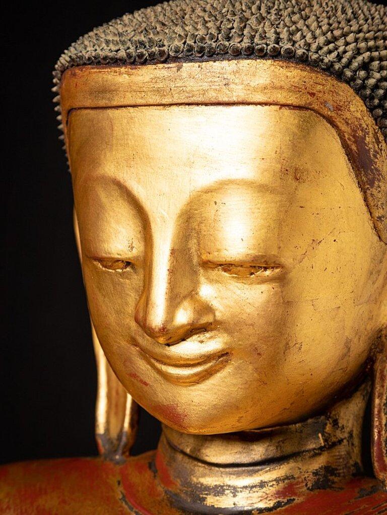 Large Old Burmese Buddha Statue from Burma For Sale at 1stDibs