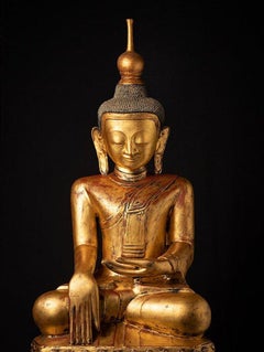 Large Old Burmese Buddha Statue from Burma