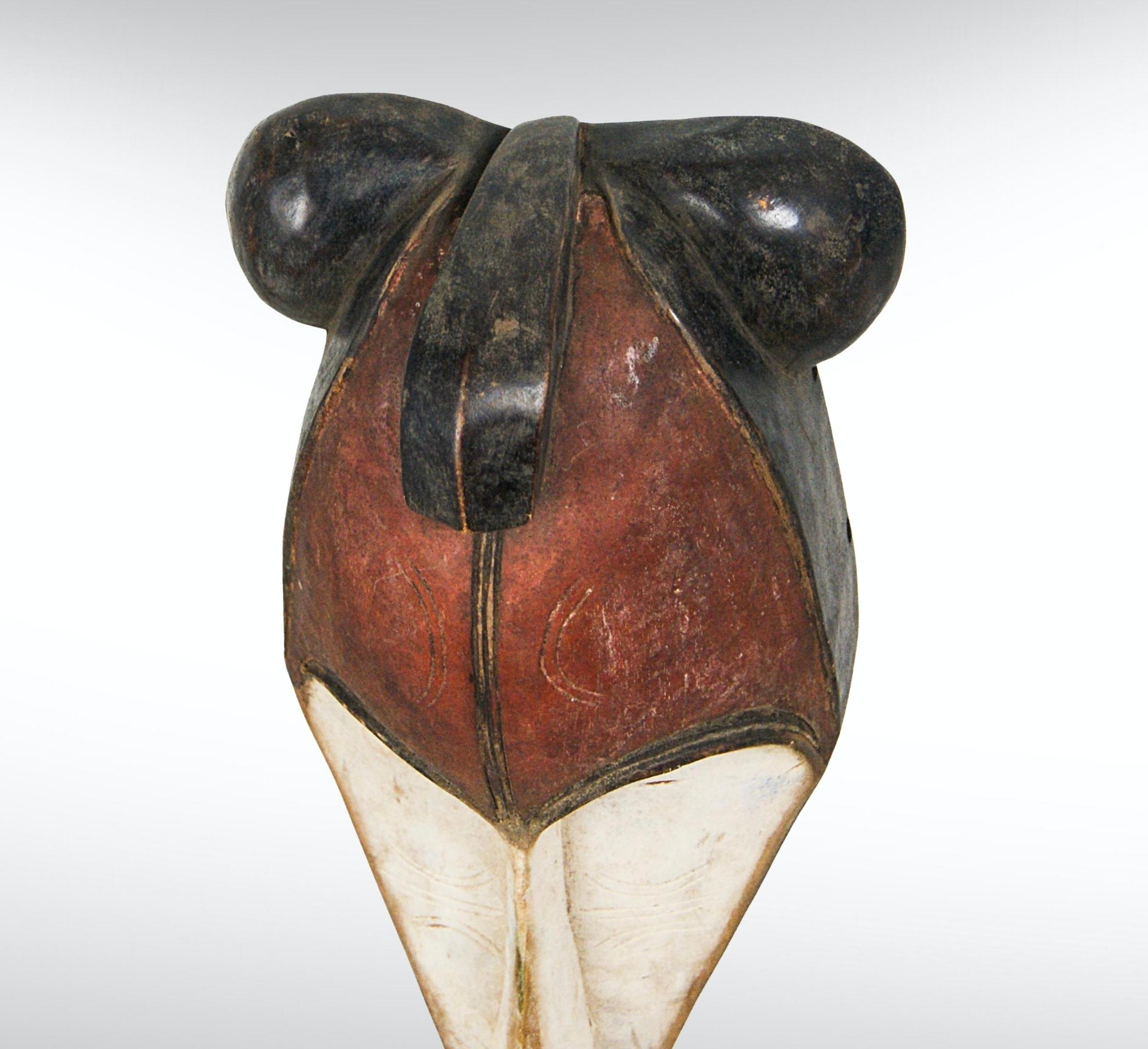 Tribal Large Old Fang Gabon Ngil Ngontang Mask African Art Wall Decor