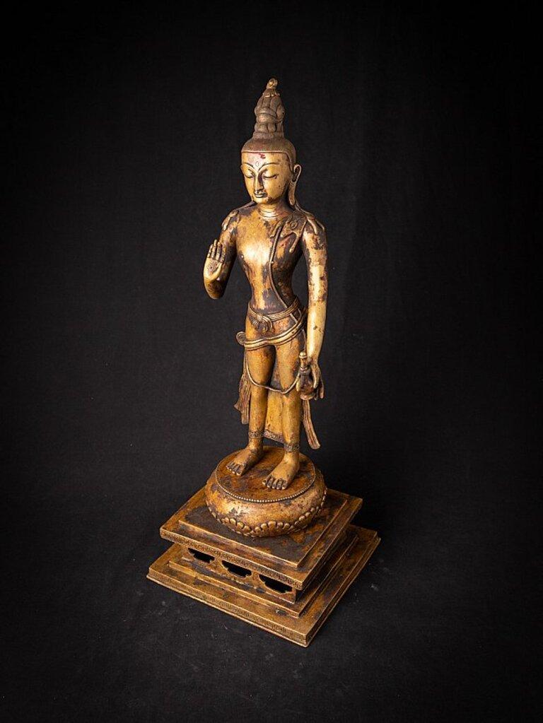 Large Old Nepali Lokeshwor Statue from Nepal Original Buddhas For Sale 1