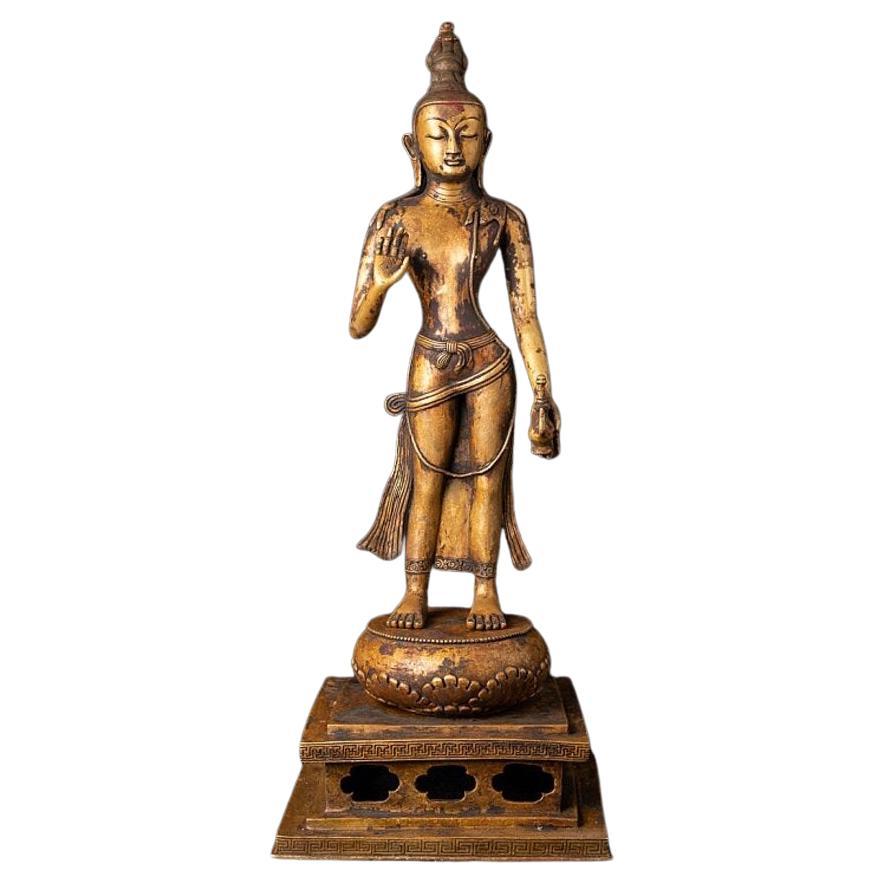 Large Old Nepali Lokeshwor Statue from Nepal Original Buddhas For Sale