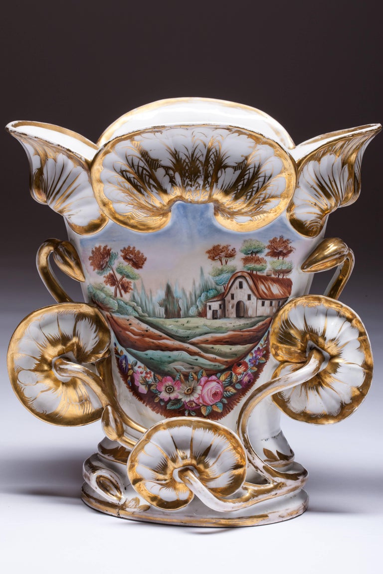 Large Old Paris Vases For Sale at 1stDibs