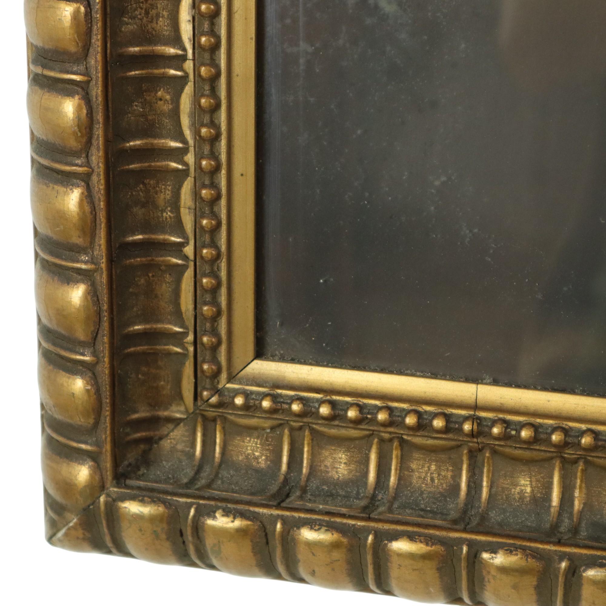 Large Old Photo Portrait Old Man Gold Frame Resin Bruges 1921 For Sale 2