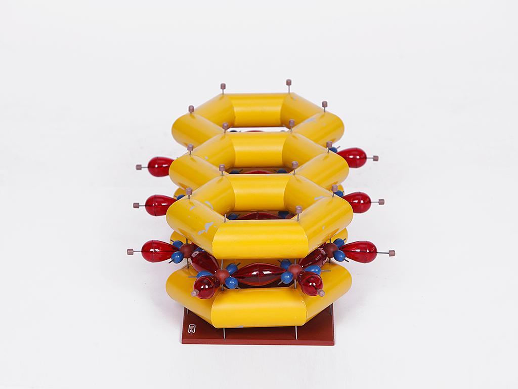 Large Old Vintage School Molecular Model Czech  1970s In Good Condition For Sale In Wien, AT