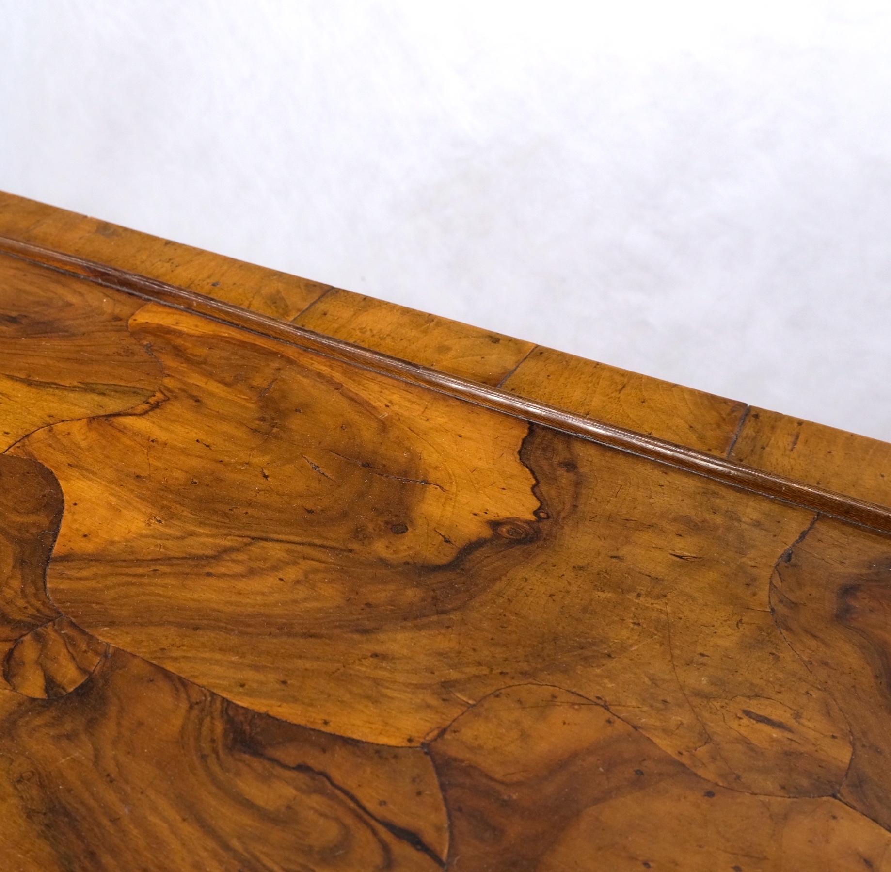 Large Olive Burl Wood Patches Veneer Bombay Dresser Sideboard Credenza Dresser 4