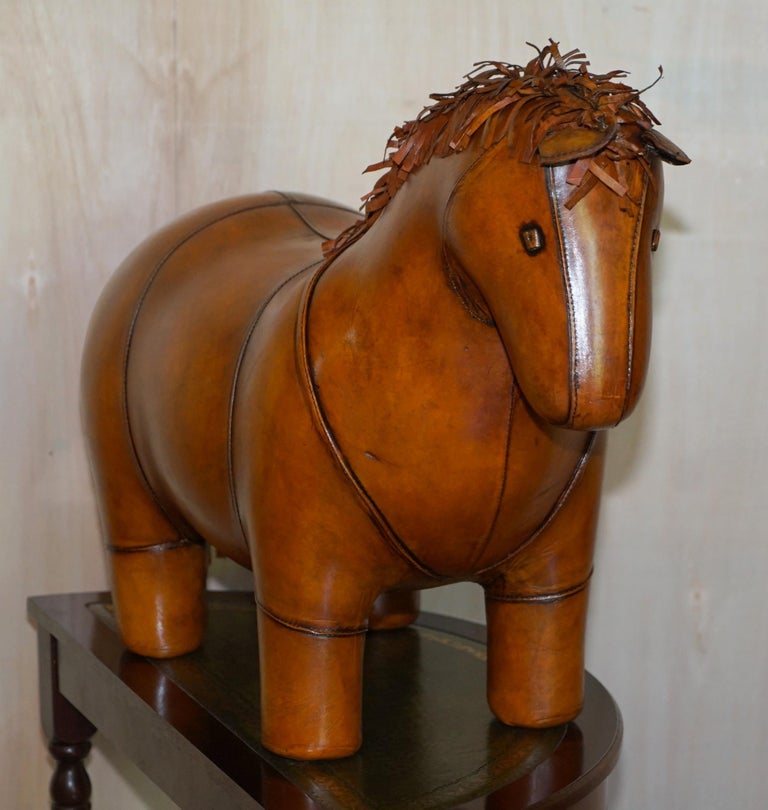 Large Omersa Liberty s Abercrombie And Fitch Style Brown Leather Donkey 