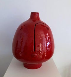 Large One of a Kind Ceramic Base Lamp / Sculpture Signed by Dalo