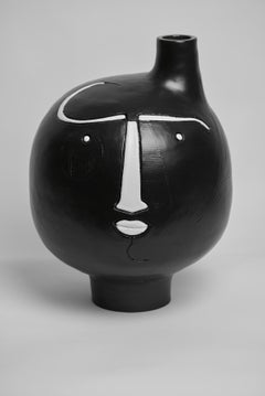 Large One of a Kind Ceramic Base Lamp / Sculpture Signed by Dalo
