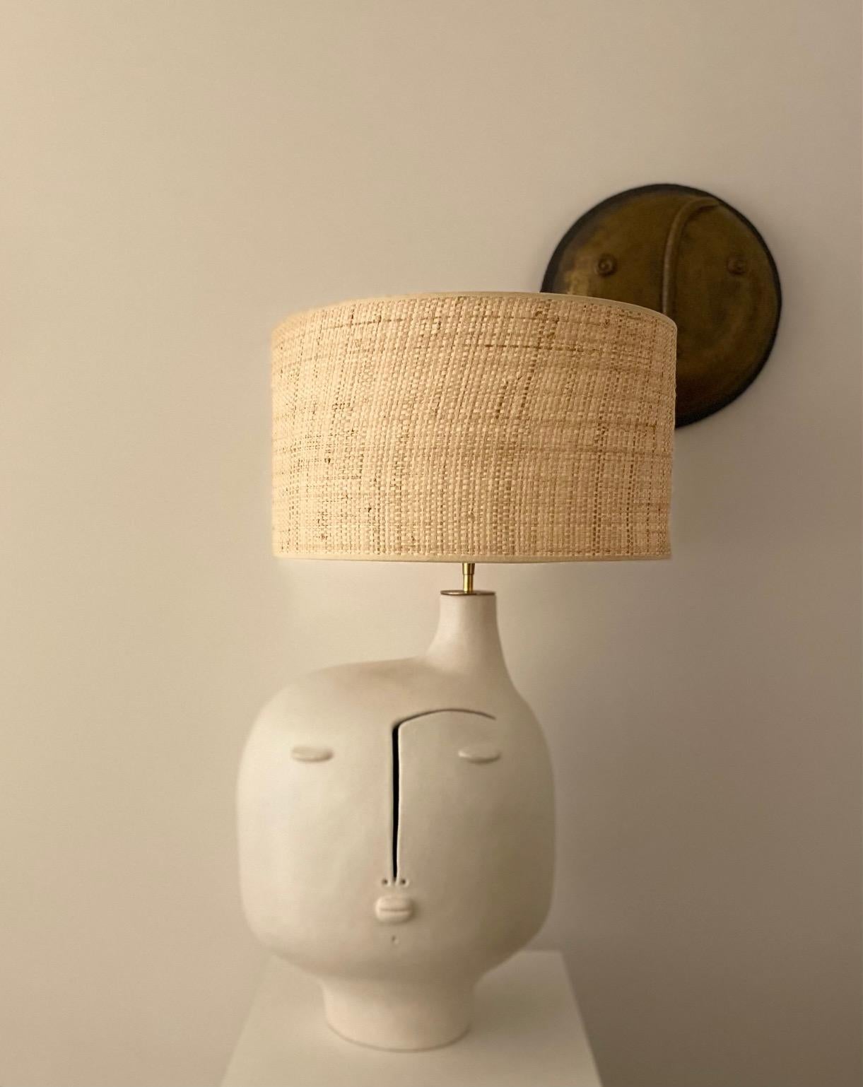 ceramic sculpture lamp