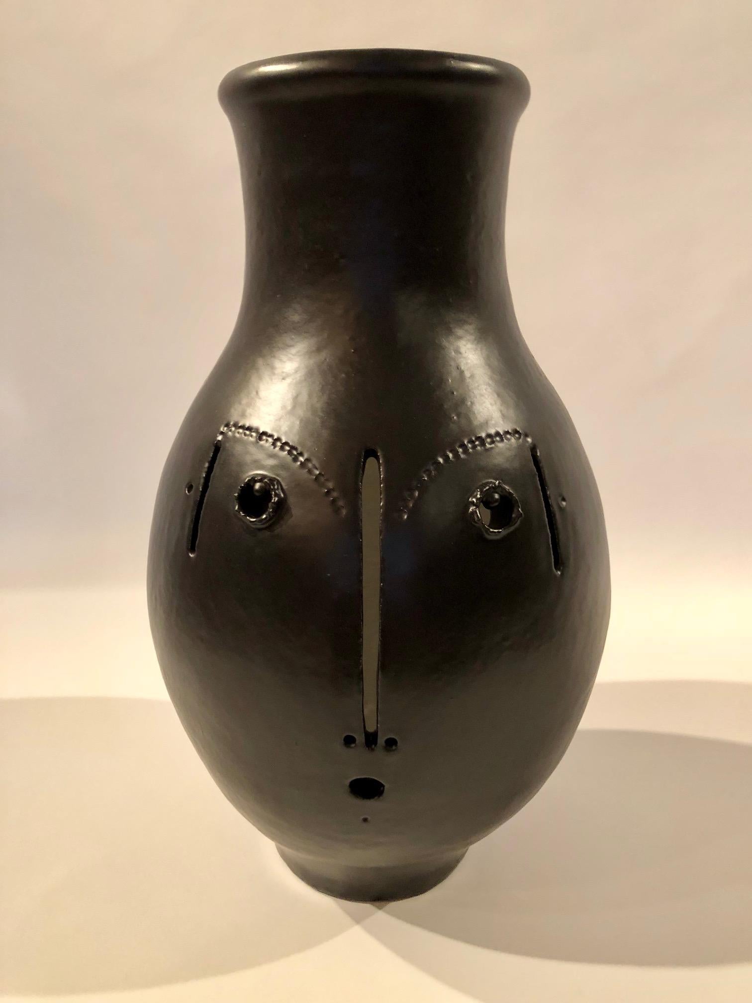 Céramique Grand vase en céramique unique en son genre signé par Dalo en vente