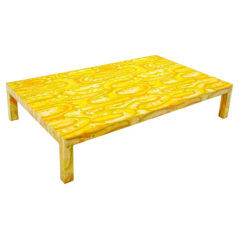 Large One of a Kind Coffee Table by Arthur Elrod for the Bolero Estate, 1966 For Sale