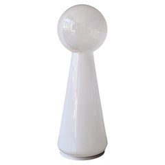 Große einteilige Murano-Glas-Stehlampe, Italien 1970er/1980er Jahre