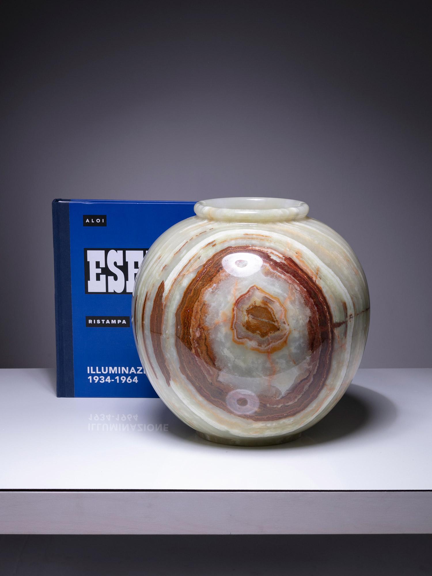 Grand vase en onyx, Italie, années 1970 en vente 2