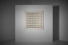 Large Op Art mirror by Godfried Lonis, the Netherlands 1976