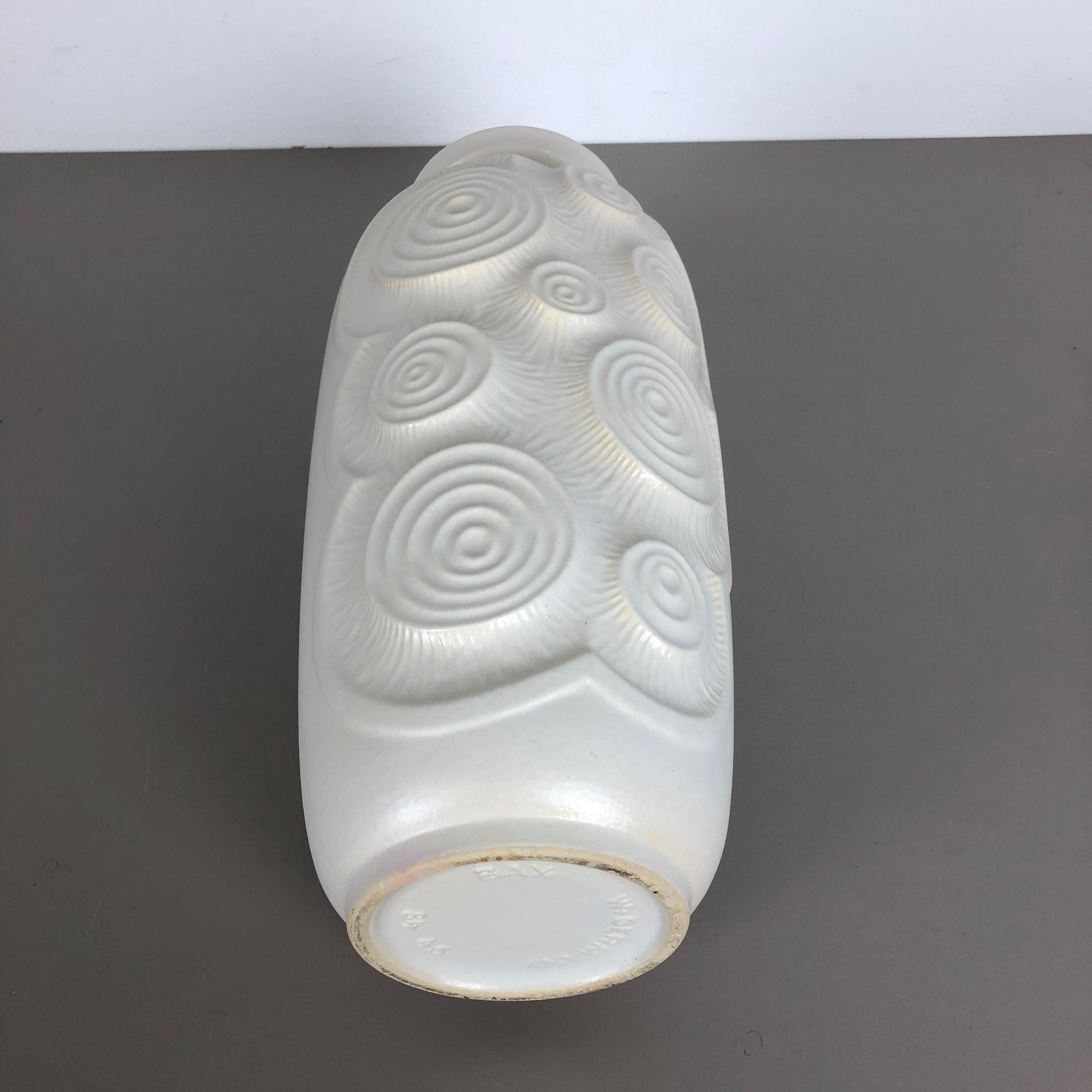 Large Op Art Pottery Floor Vase Made by Bay Ceramics, Germany, 1960s 9