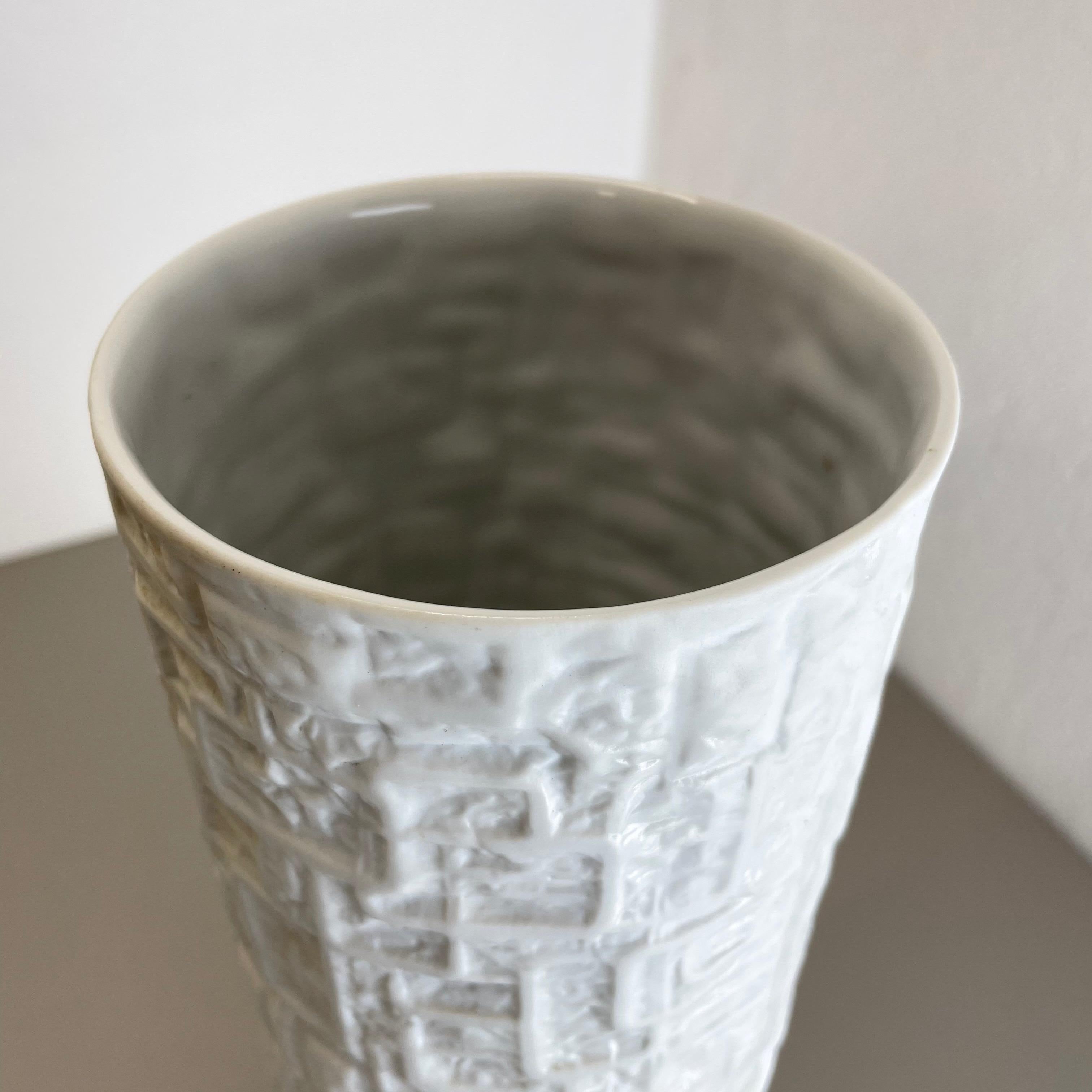 Große OP-Kunstvase Porzellanvase von Martin Freyer für Rosenthal, Deutschland im Angebot 4