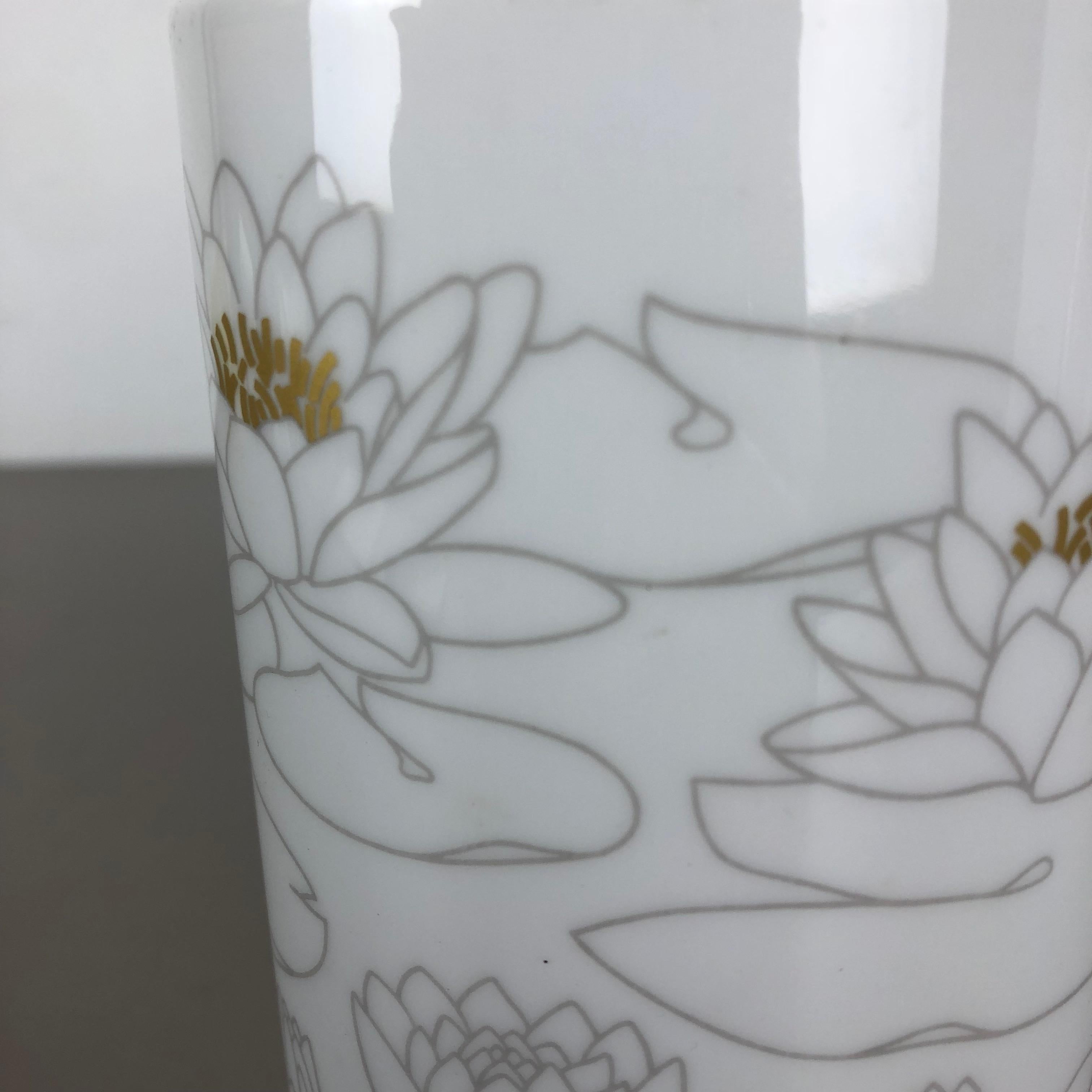 Grande vaso OP Art Vaso tedesco in porcellana di Rosenthal Studio Line, anni '70 in vendita 7