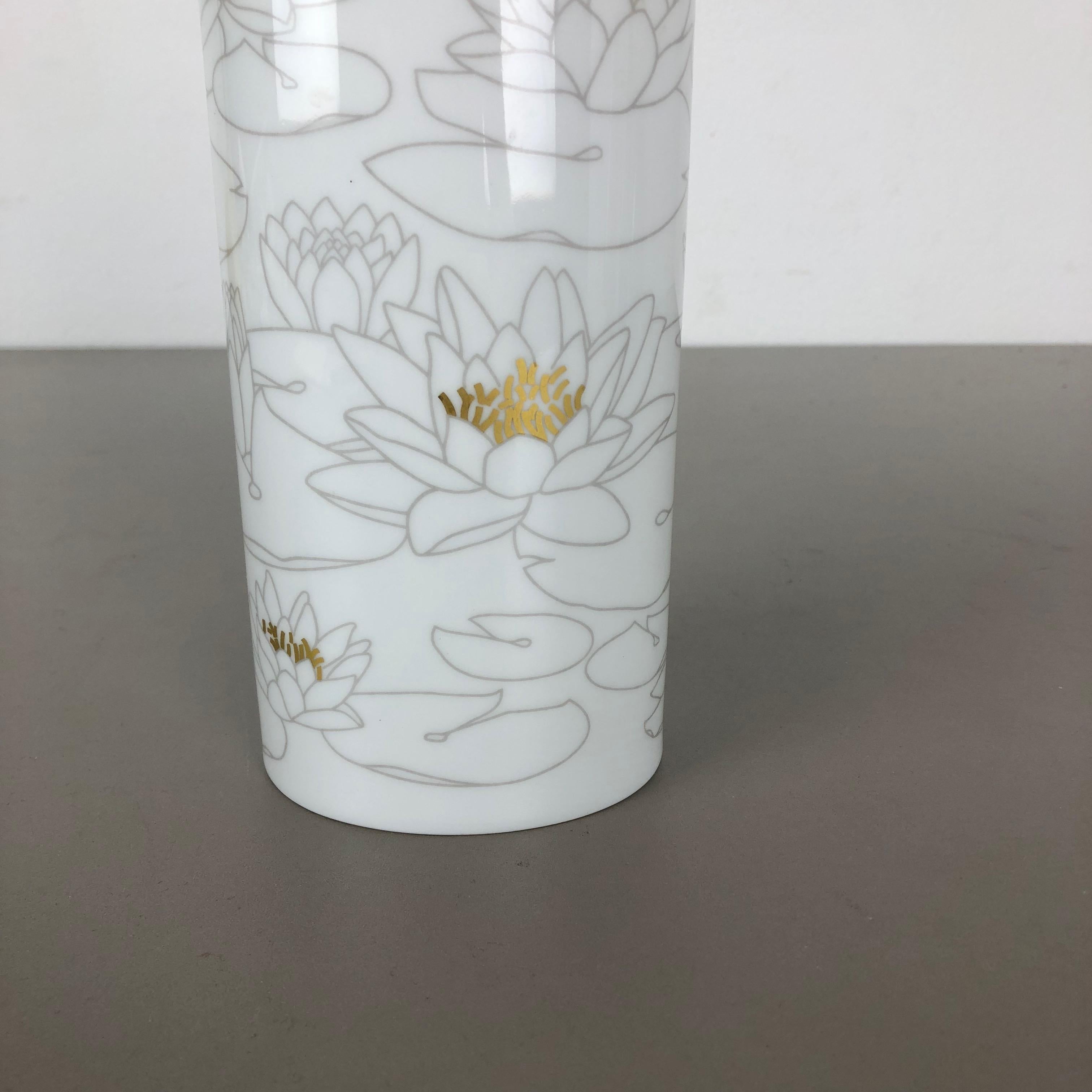 Grande vaso OP Art Vaso tedesco in porcellana di Rosenthal Studio Line, anni '70 In condizioni buone in vendita a Kirchlengern, DE