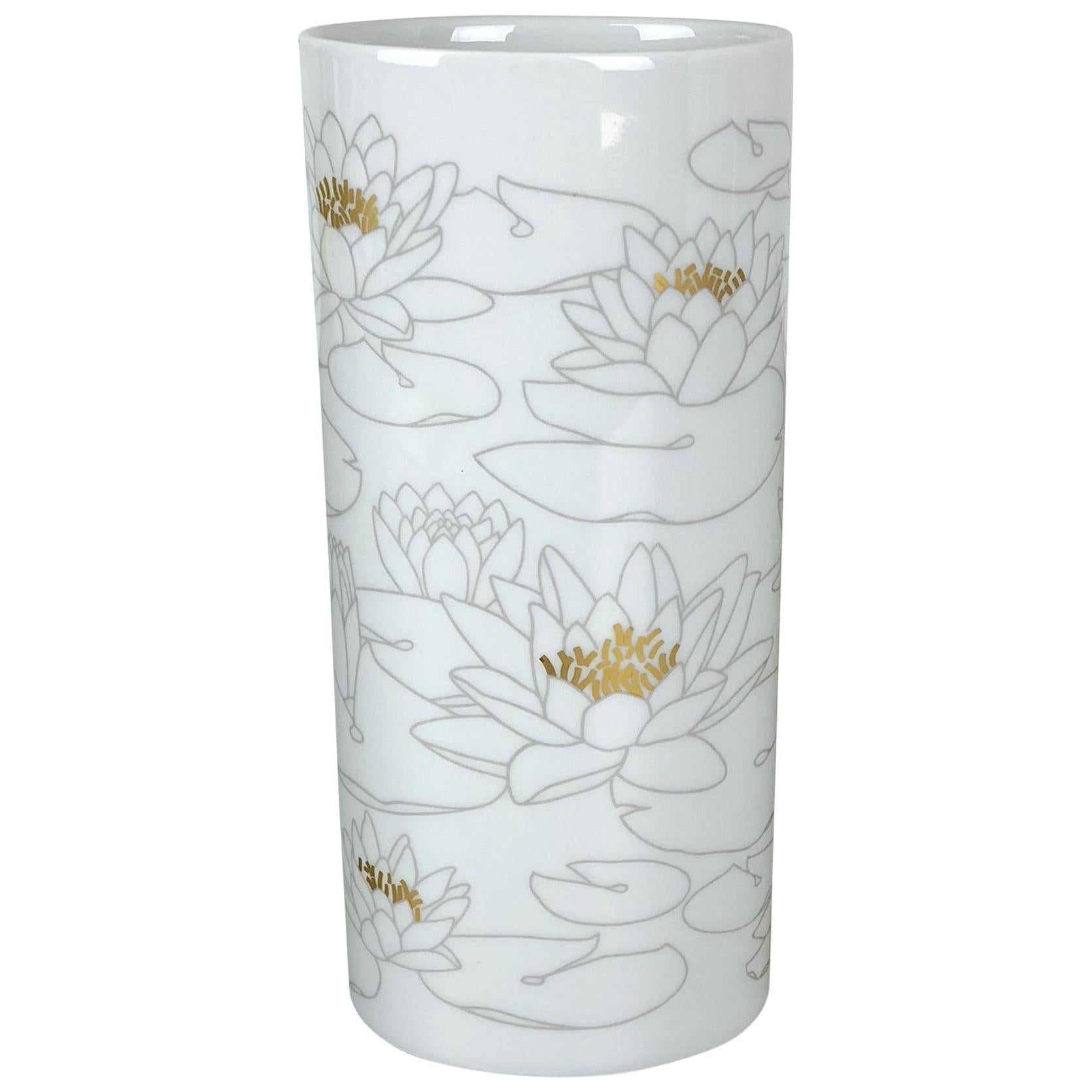 Grand vase d'art OP en porcelaine allemande de Rosenthal Studio Line, 1970 en vente