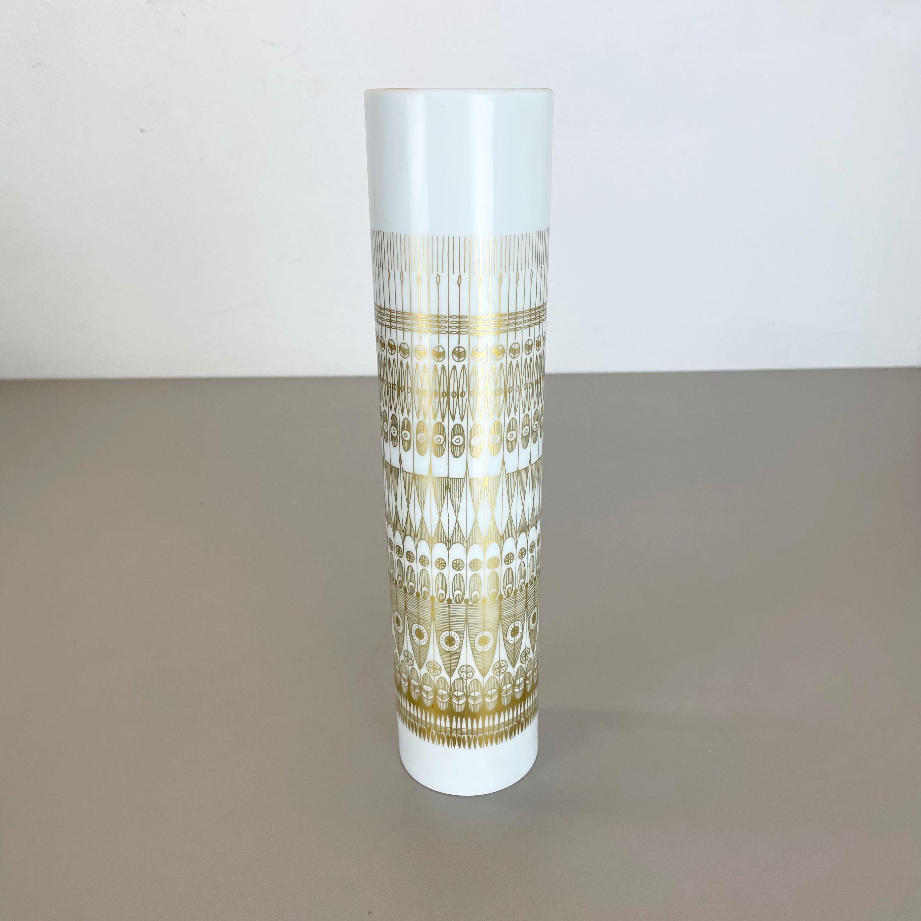 Grand vase en porcelaine OP Art de Hans Theo Baumann pour Rosenthal, Allemagne en vente 4