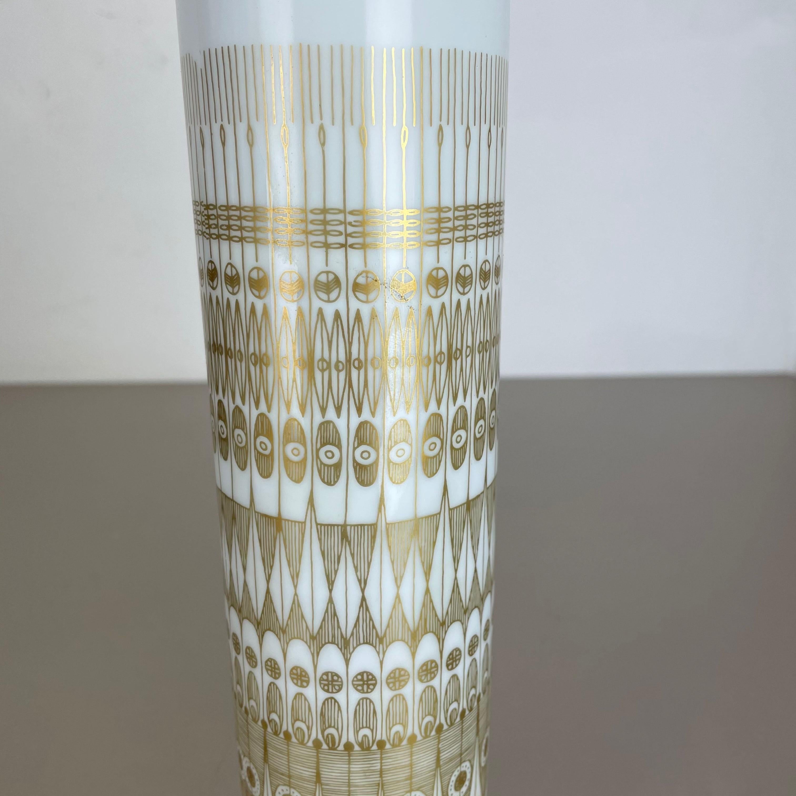 Verre Grand vase en porcelaine OP Art de Hans Theo Baumann pour Rosenthal, Allemagne en vente