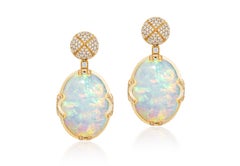 Goshwara Opal And Diamond Earrings