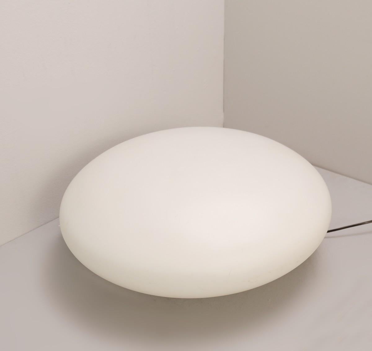 Large Opaline Glass Table Lamp For Sale 1