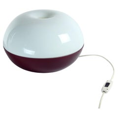 Large Opaline Glass Table Lamp, Czechoslovakia 1960s