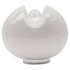 Large Opaline Glass Table Lamp "Wave" by Koch und Lowy für Peill & Putzler, 1960