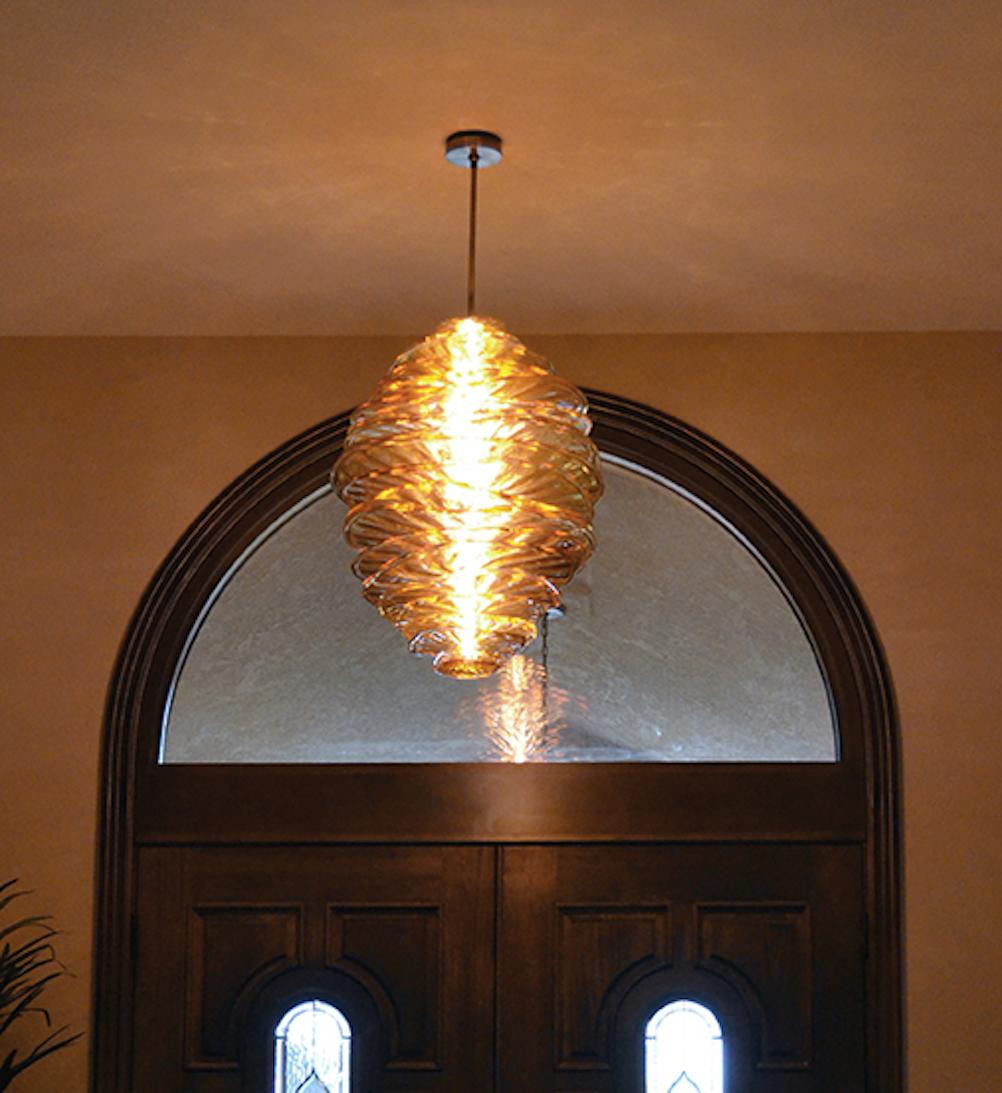 Modern Large Opaline Light Nest by Studio Bel Vetro For Sale