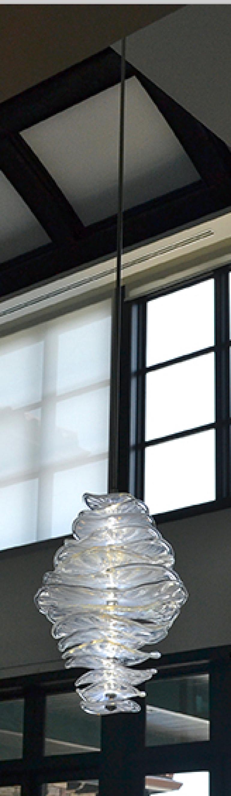 American Large Opaline Light Nest by Studio Bel Vetro For Sale