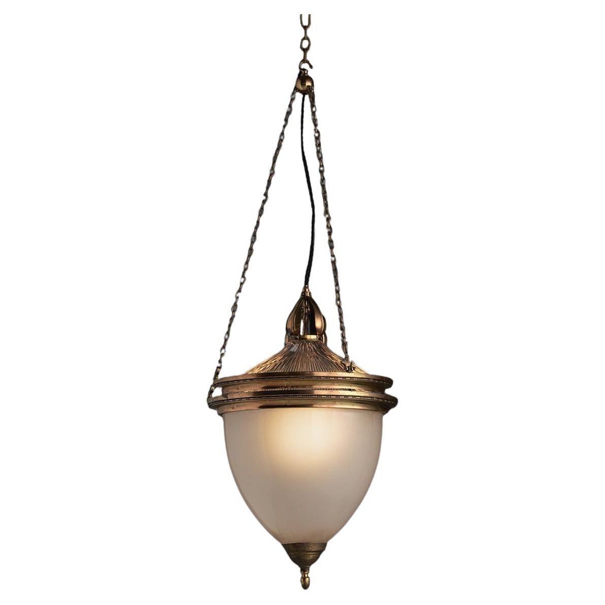 Large Opaline Pendant, England circa 1910