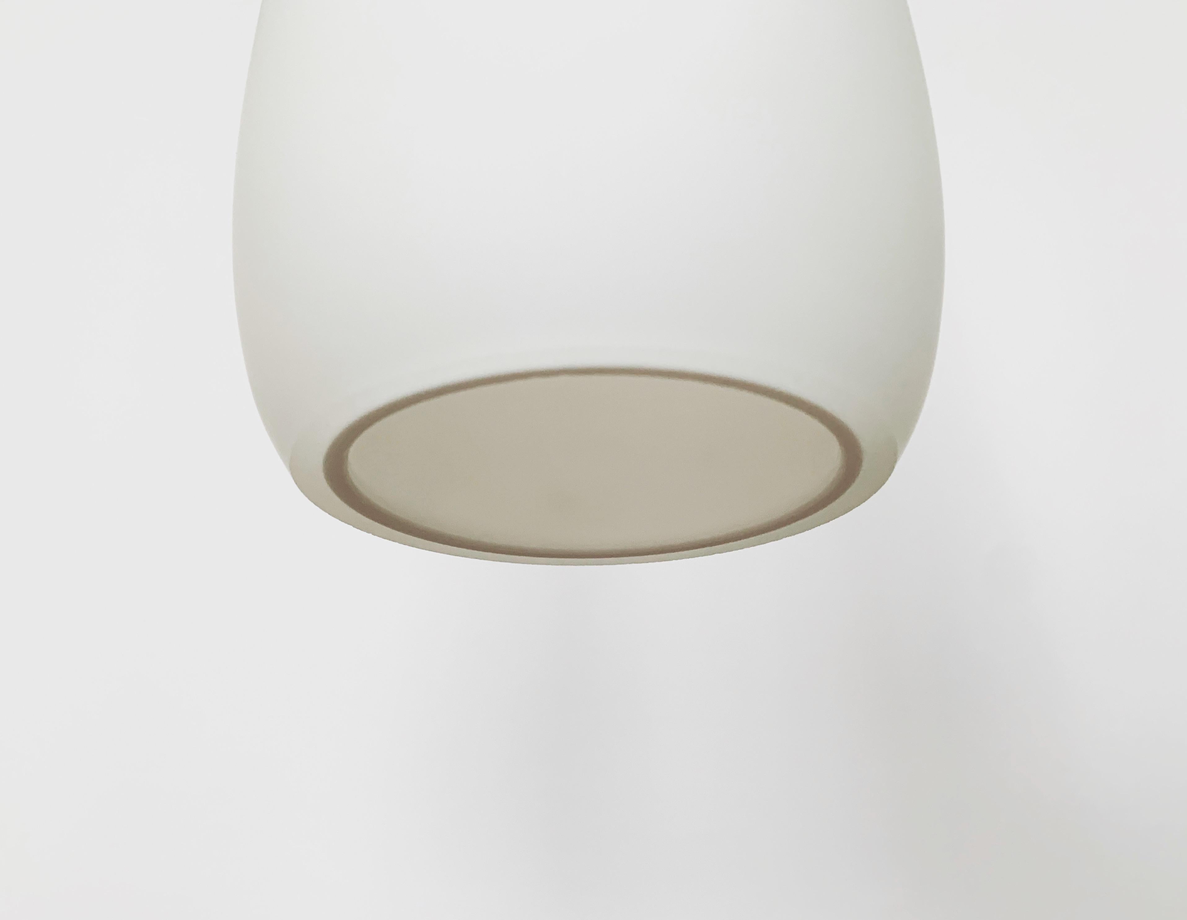 Large Opaline Pendant Lamp by Uno and Östen Kristiansson For Sale 6