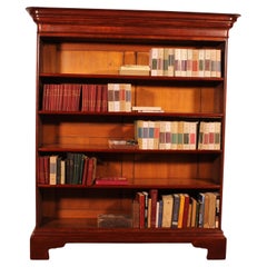 Large Open Bookcase In Oak - 19th Century
